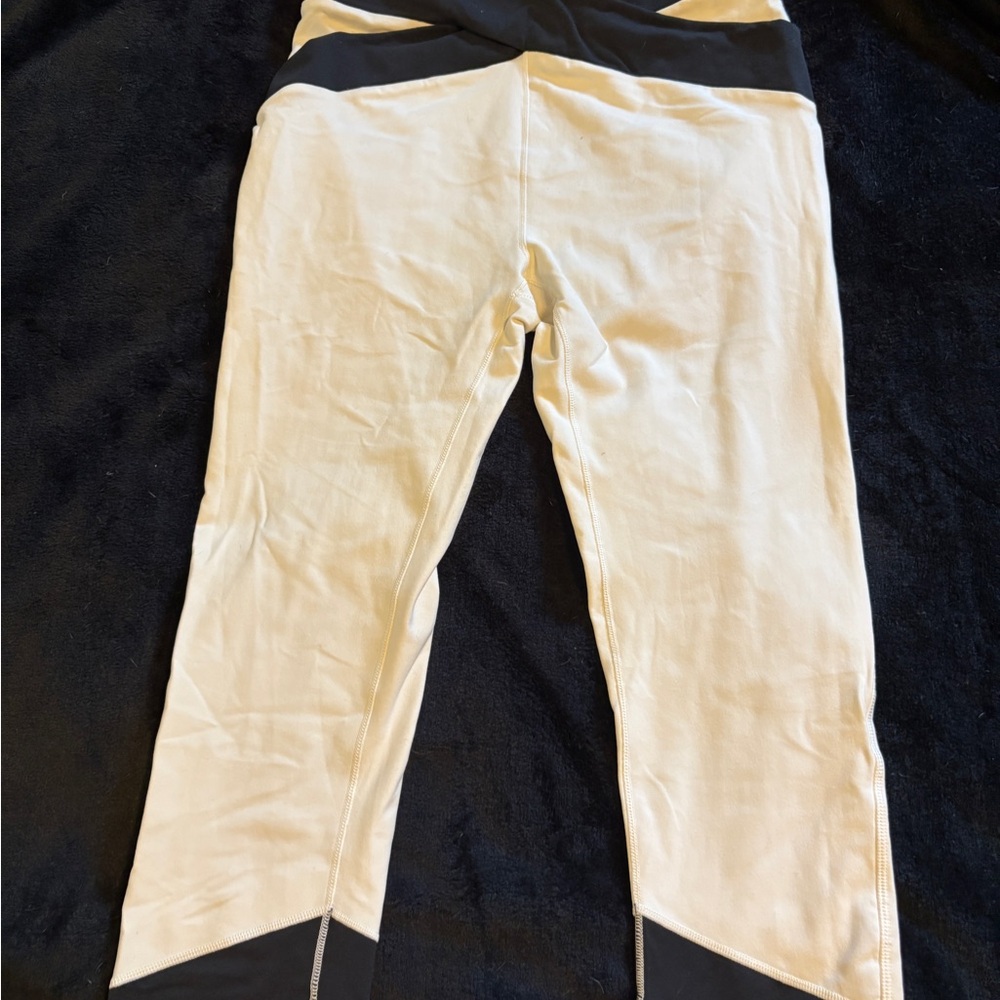 Calia by Carrie Black and Cream Leggings